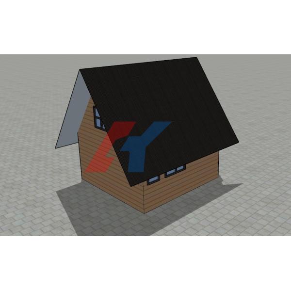 Villa moderne de luxe 6x6m 36 mètres carrés 2 étages maison en acier préfabriquée