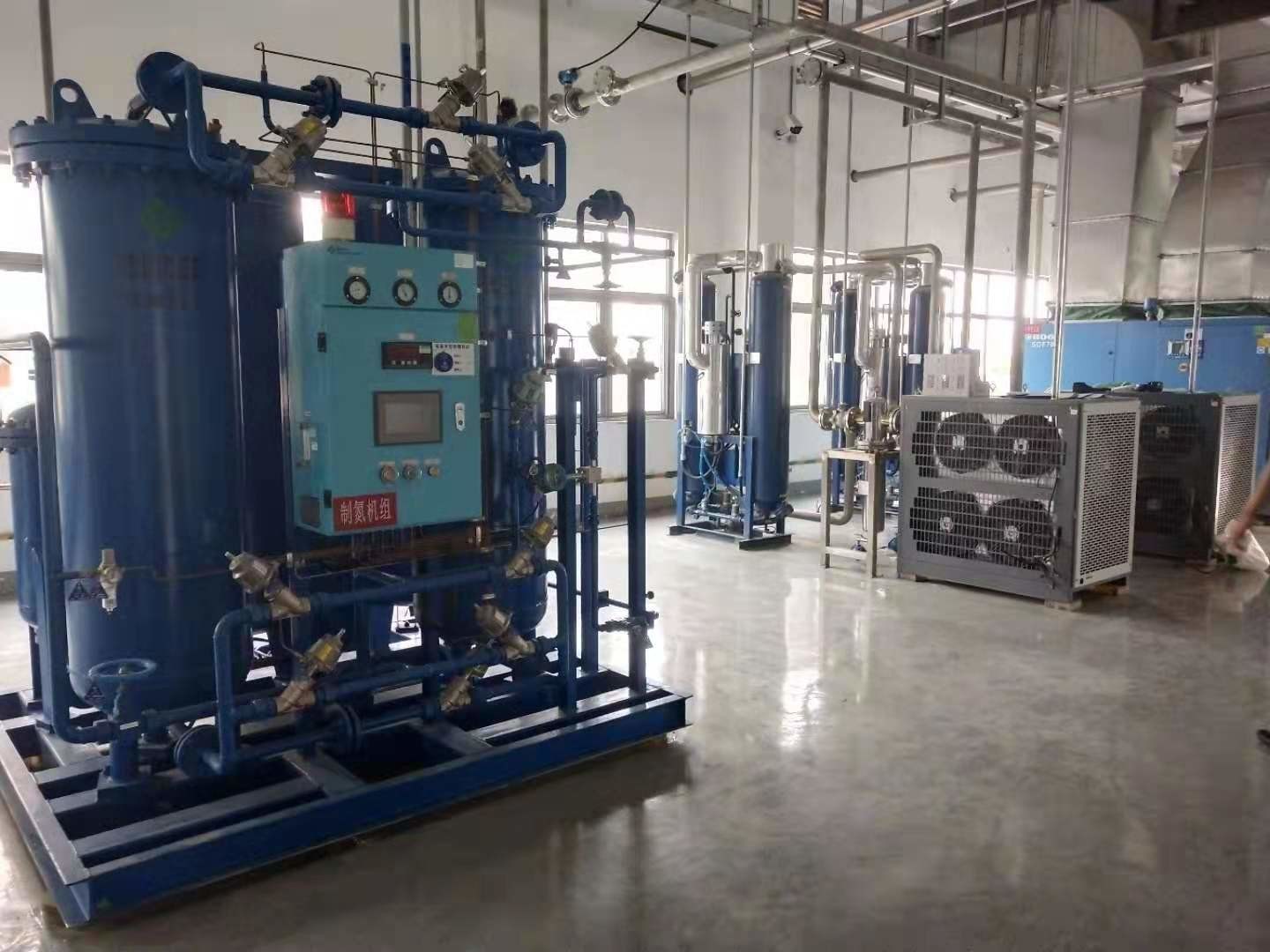 N2 Gas Membrane Nitrogen Generator For Food /  Industry