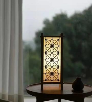 Living Room Wood Kumiko Craft Kumiko Wooden Lamp Simple Patterns