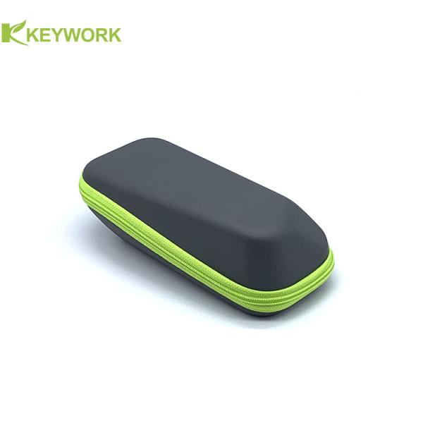 Незаконные cuboid солнечные очки спорт покрывают водоустойчивый оптовик фабрики молнии металла PU кожаный