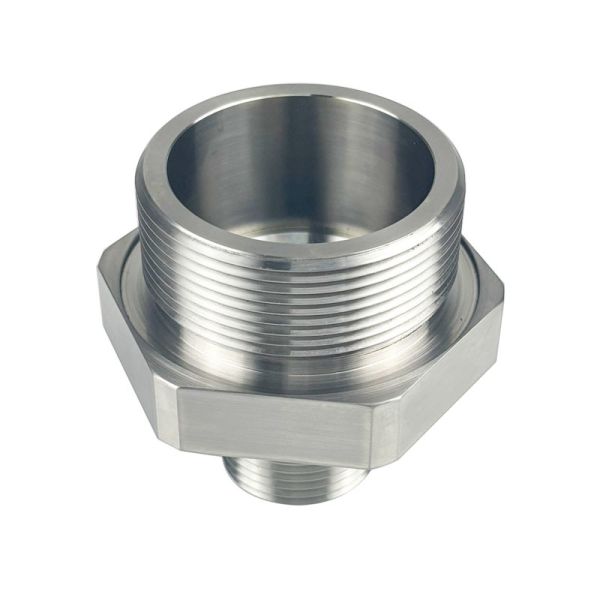 Precision CNC Machined Bearing Housing and Flange Mount Components with High-Precision, Customized Color, and Tolerance +/-0.005mm