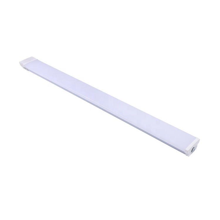 60W LED Tri-proof Light with Motion Sensor Long-lasting Industrial Vapor Tight Lighting