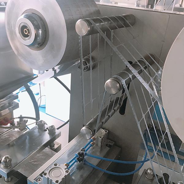 Alu - PVC Fever Cooling Patch Automatic Blister Packing Machine For Big Capacity