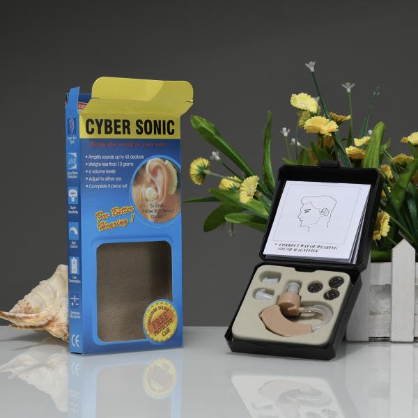 Слуховой аппарат для тяжёлой глухоты, снижающий шум, с батареей JZ-1088A