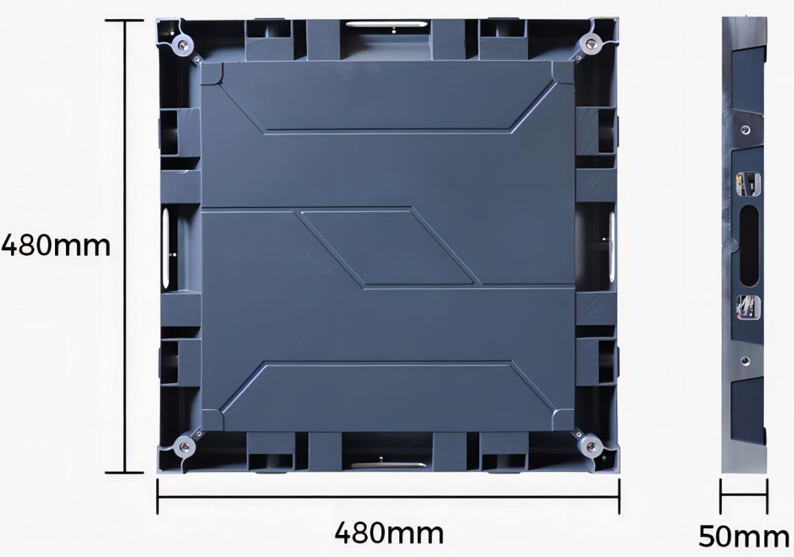 480X480mm P2.5mm HD LED дисплей Внутренний фиксированный LED видеостенный экран