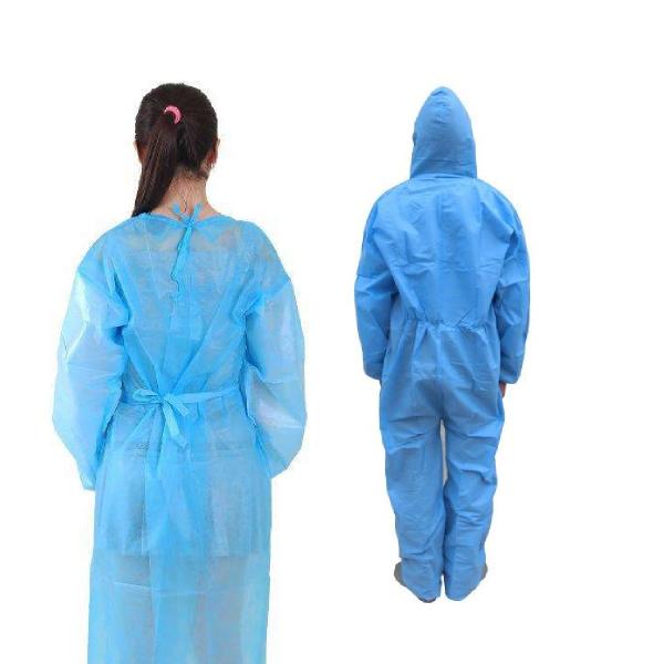 FDA CE CAT Non-woven Fabric Anti-virus Disposable Safety Hospital Full Body Protection Suit and Gowns