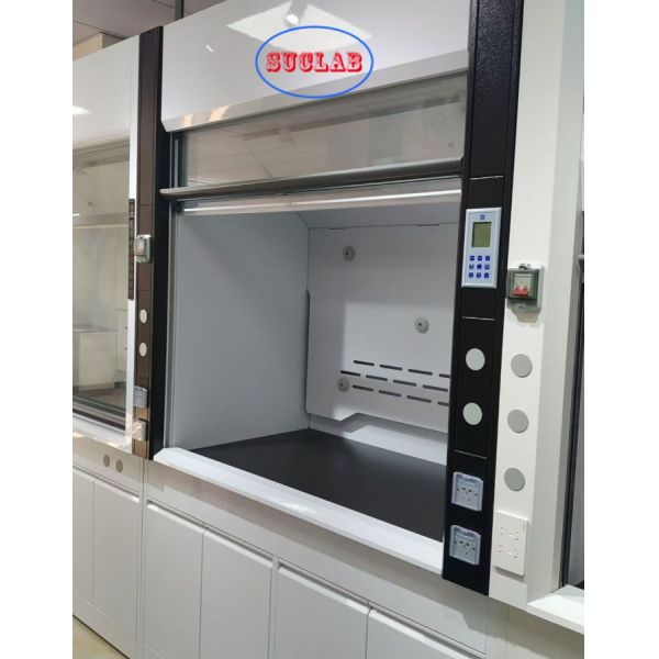 220V50Hz Laboratory Fume Hoods White Color Chemical Safety Equipment for Industrial and Research Laboratory Applications