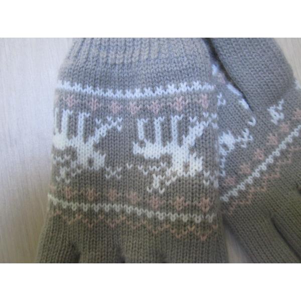 Ladies Acrylic Glove with Jacquard--Thinsulate glove--Fashion glove--Gift