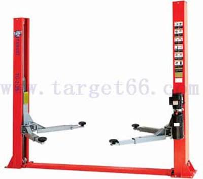 Two post car lift with single side manual lock release, 4000kg lifting capacity TG-2-40