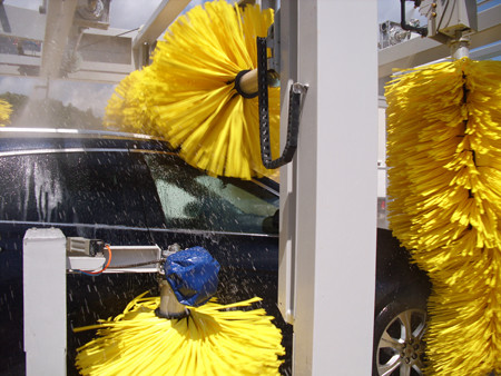 The shortest wash time per car: 45 seconds/car