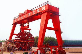 A Frame Double Girder Gantry Crane For Shield Tunneling Machine Electric Motors Driving