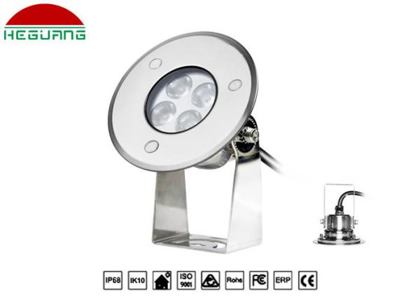 6500K Low Voltage Underwater Pond Lights , Color Changing Led Pool Lights 3W