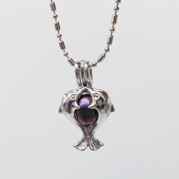 Pearl Cage Locket Findings Cage Pendant For Oyster Pearl Girl Women Gits Dropshipping