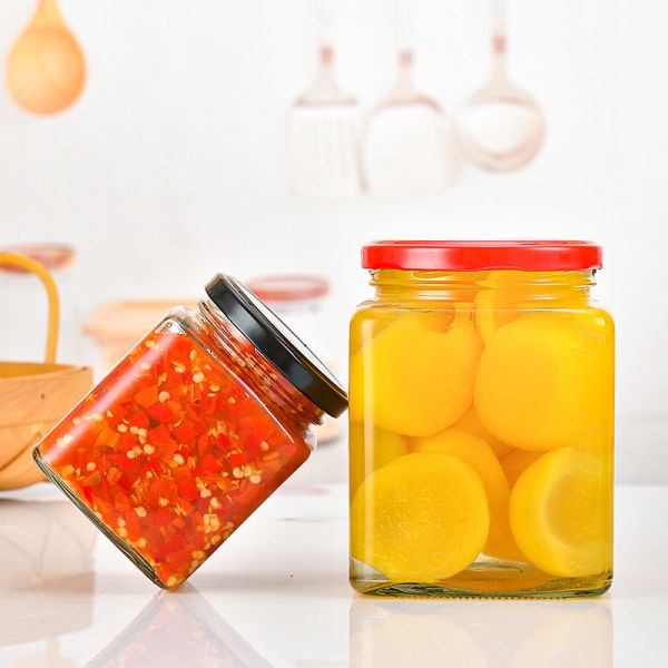 Impact Resistant Glass Sauces Packaging Jars For Chili