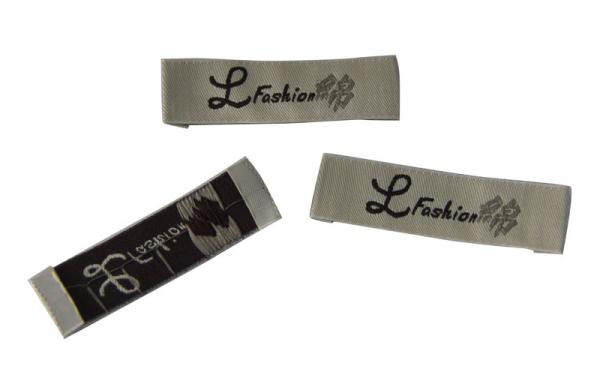 Offwhite Cotton Crochet woven Labels Soft Edge Personalized color Logo for Clothes