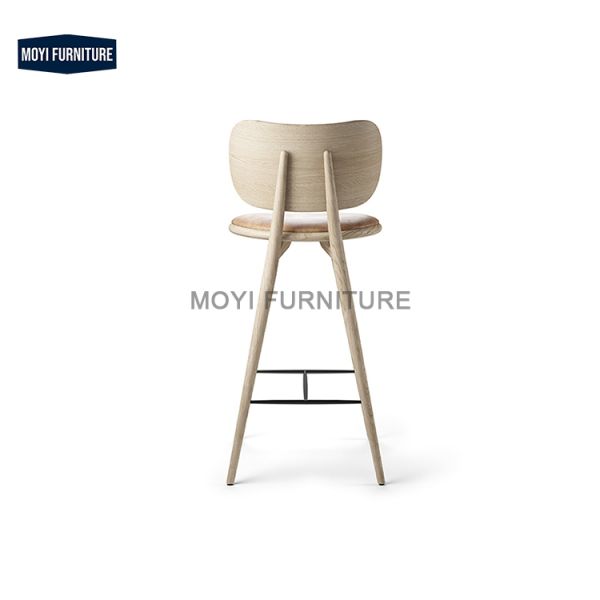 MOYI Modern Nordic Design Ash Cooling Solid Wood Dining Chair for Home Kitchen Dining and Living Room Furniture Wholesale