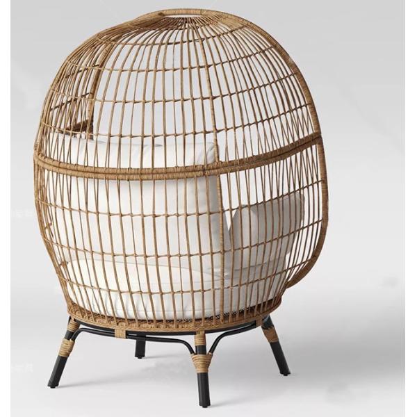 ODM OEM Hanging Patio Swing Chair Outdoor Indoor Garden PE Rattan Swing Chair