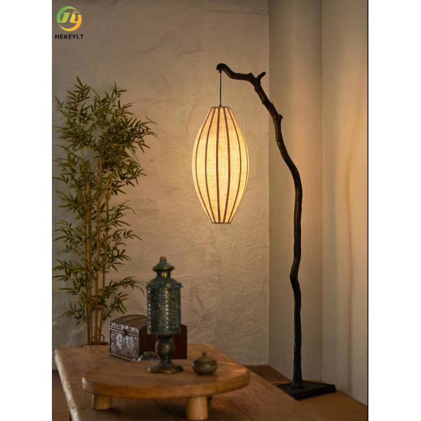 Современная новая лампа пола фонарика ветви китайского стиля для комнаты прожития спальни гостиницы