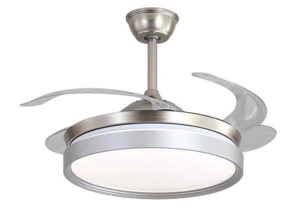 3000K Circle Living Room Ceiling Fans With Lights 30000 Lifespan
