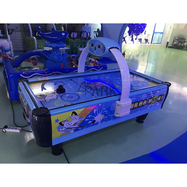 Turbo Hoki Kids Air Hockey Race Arcade Game Machine With Wooden Cabinet Metal Frame