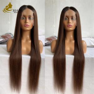 Peruvian 100% Virgin Human Hair Straight Ombre Front Lace Customized Human Hair