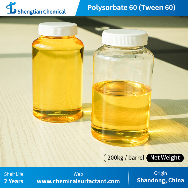 Nonionic Surfactant & Stable Polysorbate 60 Tween 60 Cas 9005-67-8 With Good Hlb