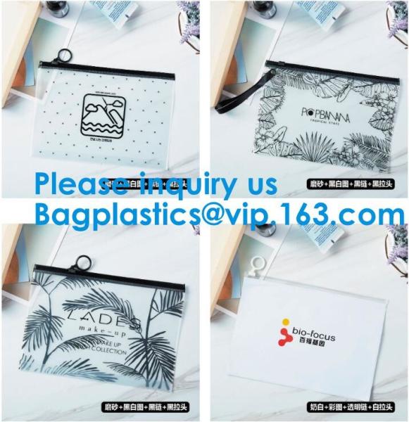 Frosted Plastic PVC Slider Zipper Bag,Pvc Food Grade Plastic PE Slider Zipper Bag For Frest Fruit Suit Packing Bagease