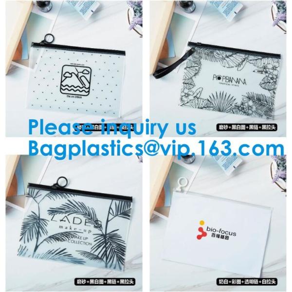 Frosted Plastic PVC Slider Zipper Bag,Pvc Food Grade Plastic PE Slider Zipper Bag For Frest Fruit Suit Packing Bagease
