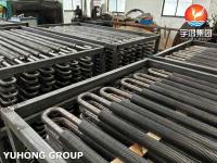 U-Bend type soudage à nageoires de tube à haute fréquence SA213 T9 SS409 pour évaporateur
