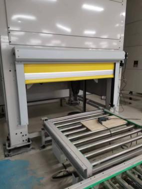 Cinturão transportador industrial rolos rápidos persiana portas resistentes à umidade