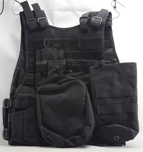 Airsoft Tactical Gear Vest Nylon Waterproof Adjustable Waist Shoulder