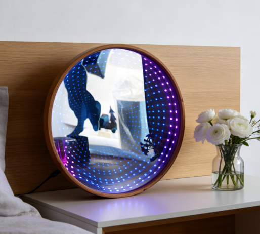 12inch 300mm Starry Sky LED Infinity Mirror Christmas Halloween Infinity Wall Light