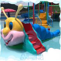 El CE del tobogán acuático de Caterpillar de la fibra de vidrio de Aqua Park Mini Pool Slide aprobó