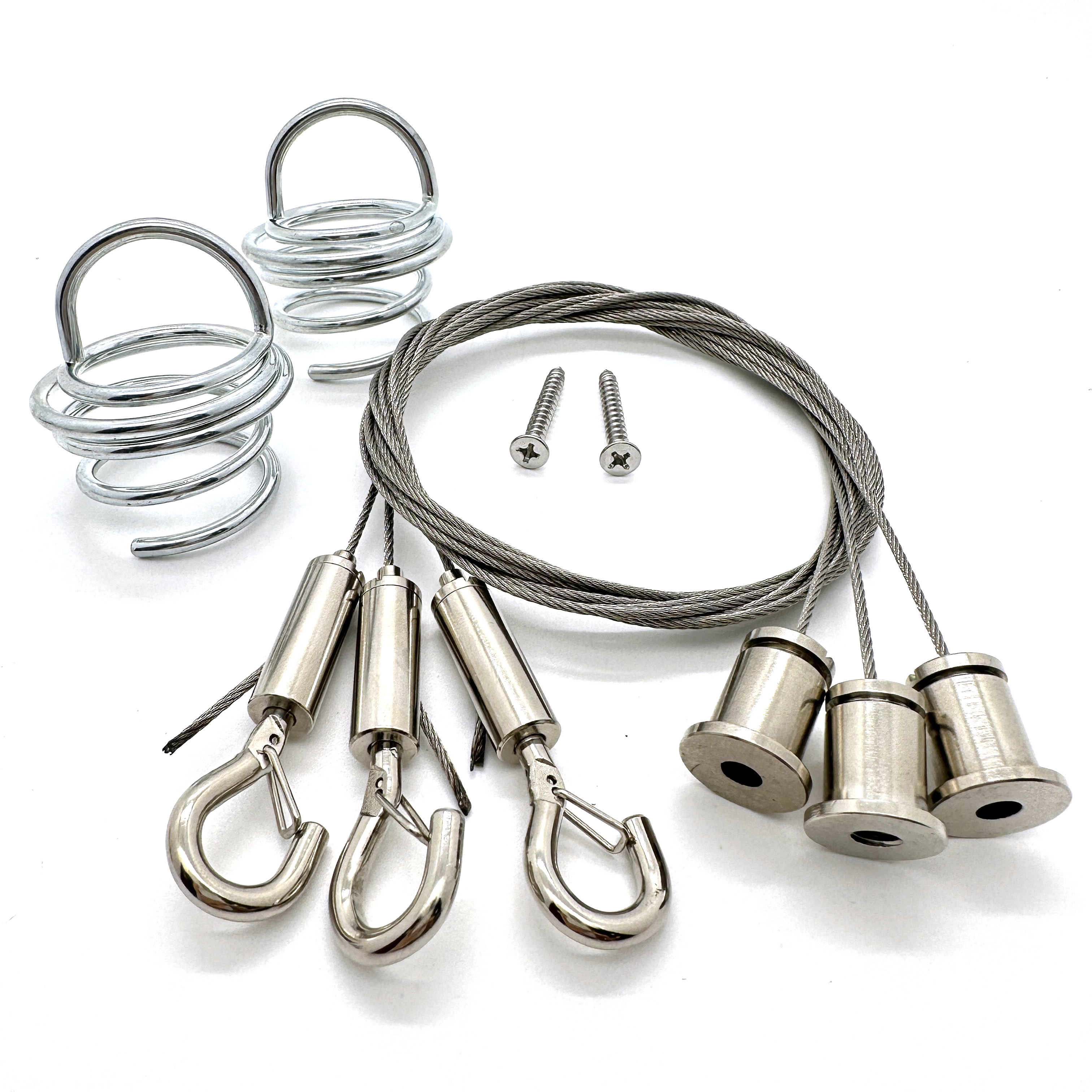 Brass Adjustable Led Hanging Kit Cable Gripper Steel Wire Rope Ceiling Cable Clip for Pendant Lamp