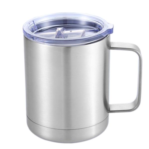 1-13.5 Oz Double Wall Coffee Cupe  S/S Custom Logo For Office Home Outdoor