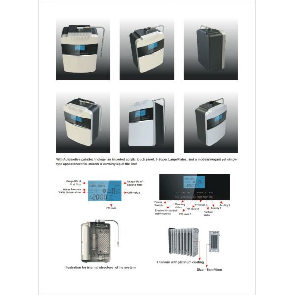 Small Molecules Water Ionizer Counter Top Model EHM-929
