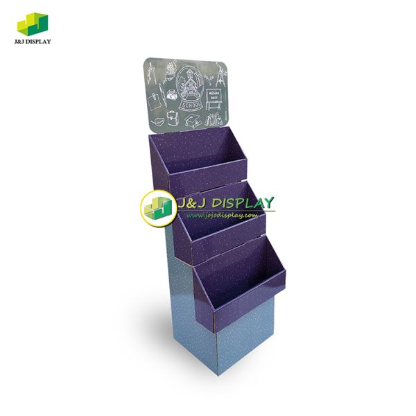 Stackable Paper Knock Down Stand for Stationery Products