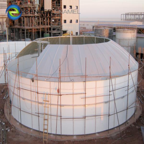 Vidro fundido em aço Tanques de armazenamento de água e fertilizantes para planta de porcos