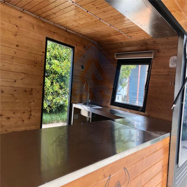 280H Mobile Round Model Electric Food Truck with Canopy in Beverage Manufacturing