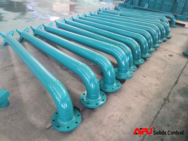 Vertical 3 Nozzle Carbon Steel API Rotation Mud Gun For Well Drilling