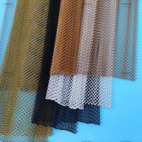 Acero inoxidável colorido Alumínio Decorativo Metal Chain Mesh Cortina de liga de malha de bobina Drapery