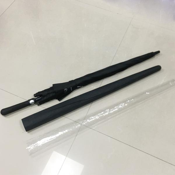 Industry Manual Control Reflective Advertising Golf Umbrella with Fiberglass Ribs