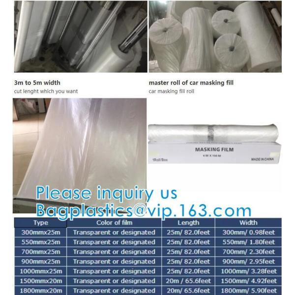 Automotive Spray Protective Car Painting Masking Paper Film  - ELECTROSTATIC - HIGH QUALITY - AUTOMOTIVE CAR PAINT