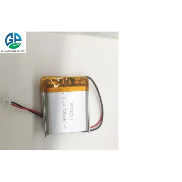 803035 3.7V 800mAh Lithium Polymer Battery with KC CB Certification for Reliable Power