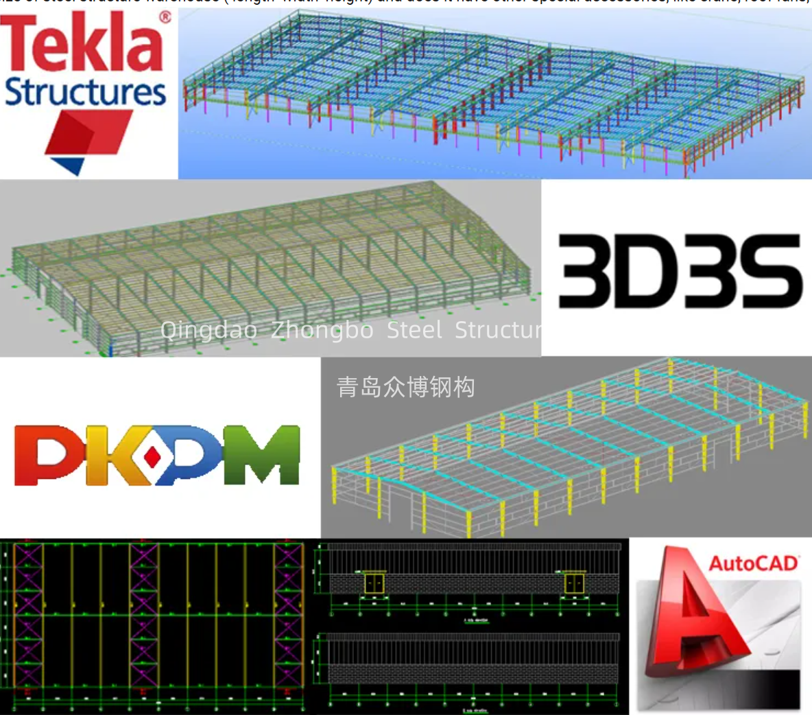 Durable Steel Structure Workshop Buildings