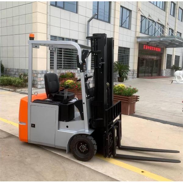 2000kg 4409lb 4500mm 3 wheel electric forklift with 3 Stages Mast for outdoor or indoor use