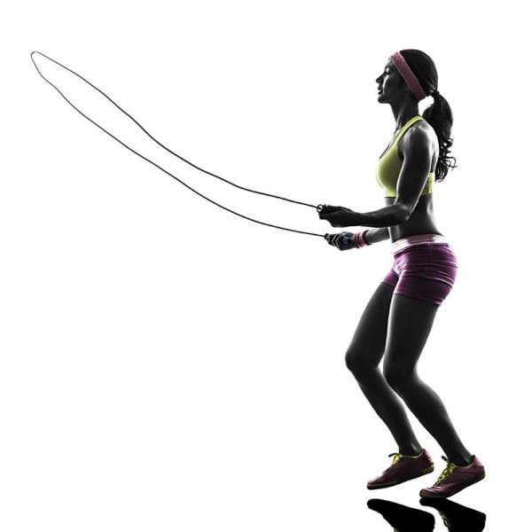 Собственная личность веревочки скачки кабеля ZHIHUI 300cm стальная запирая алюминиевую ручку