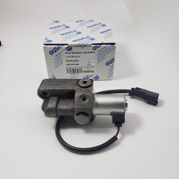 Pilot Solenoid Valve Assy  708-7R-01631 708-7H-01630 For Komatsu D155A D275A WA150 WA200
