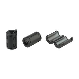 V18001 Clip On Ferrite Core Black Clip On Ferrite Bead With Plastic Cover