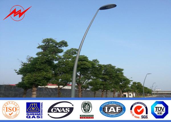 High Mast Square / Yard / Industrial Street Light Poles Conical Galvanized